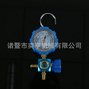 Yiheng Aluminum Pressure <b>Gauge</b> 410 Analog High Low Refrigerant Filling Air Conditioner <b>Gauge</b> With Oil Valve - Product Image 5