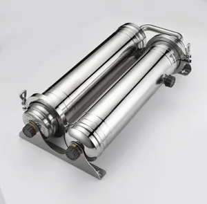 Myteck 3000LPH Pemurni Air Rumah, Sistem Filter Stainless Steel Aliran Besar dengan Filter Karbon UF untuk Seluruh Rumah