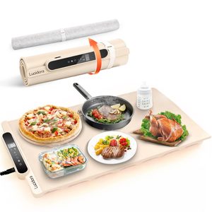 Plaque chauffante portable carrée en silicone souple, réglable en température, pliable, isolante, en silicone, pour la maison - Product Image 1