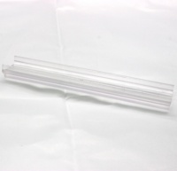 Diffuseur de lumière linéaire pour bande LED, en PMMA, lentille en PC, double concave, givré, garantie 3 ans