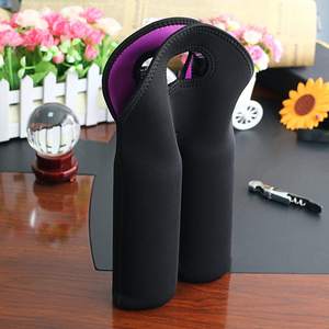 <span class=keywords><strong>Sac</strong></span> de transport de vin 2 bouteilles, <span class=keywords><strong>sac</strong></span> de voyage épais <span class=keywords><strong>isolant</strong></span> en néoprène fourre-tout à vin extensible 2 bouteilles - Product Image 1