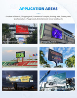 Écran LED publicitaire extérieur P10 ultra-lumineux 55000 Nits, étanche, affichage numérique, panneau d'affichage, signalisation
