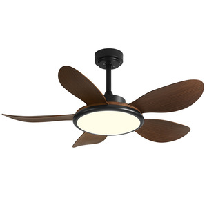 Nordic <b>Ceiling</b> <b>Fan</b> With Led Light 5 Blade For Living Room Bedroom - Product Image 2