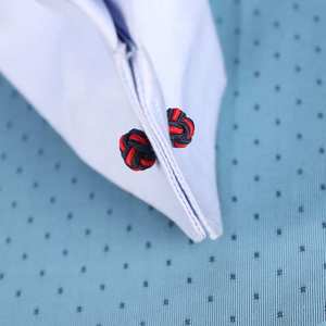 Venta al por mayor <span class=keywords><strong>de</strong></span> los hombres <span class=keywords><strong>de</strong></span> <span class=keywords><strong>gemelos</strong></span> <span class=keywords><strong>de</strong></span> color rojo y azul marino <span class=keywords><strong>camisa</strong></span> <span class=keywords><strong>de</strong></span> seda nudo <span class=keywords><strong>gemelos</strong></span> a precio barato - Product Image 3