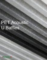 Système de plafond acoustique en feutre PET pour bureaux et hôtels, avec déflecteurs décoratifs d'insonorisation efficaces