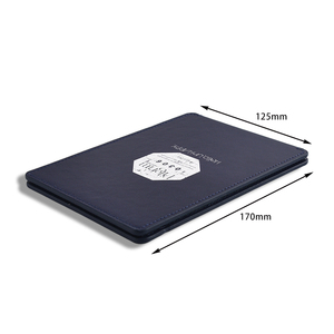 Pu Leather Black Rectangle Folding Table <b>Standing</b> Single Side Makeup Cosmetic Mirror - Product Image 3