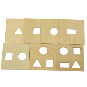 LT039 Montessori <strong>Blocks</strong> Multiple <strong>Shapes</strong> <strong>Blocks</strong> With Box Educational Wooden Montessori Material Toys for Kids - Product Image 4