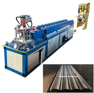 Hot Sale Cover Stainless Steel Guide Rail Smith Roller Shutter Garage Door Roll Forming Machine