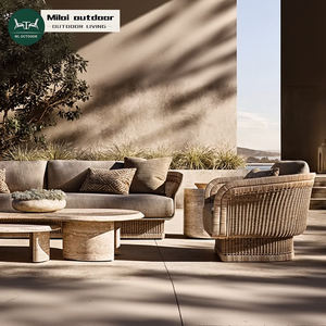 أثاث غرفة معيشة عصري للأماكن الخارجية والحديقة أنيق للاستخدام الداخلي والخارجي - Product Image 1