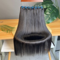 Extensions de cheveux naturels vietnamiens de qualité supérieure, grade 12A, alignées aux cuticules, double trame, fournisseur
