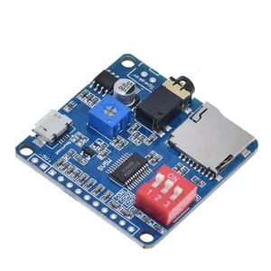 DY-SV8F Audio Voice Control <strong>Module</strong> 5W 8M Storage <strong>Class</strong> D Amplifier Board UART I/O Trigger MP3 Player Sound Playback SD/TF Card - Product Image 5