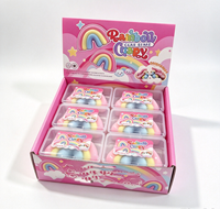 Jouet à presser multi-styles de Noël de 10 cm : Flocon de neige, Bonhomme en pain d'épices, Arbre, Barre chocolatée, Clavier arc-en-ciel, Squishy anti-stress