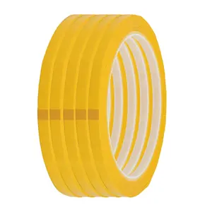 Polyester PET Silicone Adhesive Tape Red Splice for Huayuan Single Sided Waterproof Pressure Sensitive Hot Melt Masking Tape