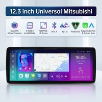 Radio para Auto Portátil Android 15 de 12.3 Pulgadas con Amplificador DSP, Pantalla RGB y Navegación GPS Integrada para Mitsubishi