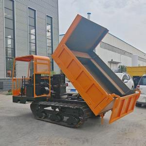 2024 usine bon prix ISO EPA auto chargement Construction Diesel chenille benne jardin Mini transporteur caoutchouc Dumper pour - Product Image 5