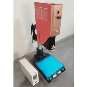 2600 W 15 Khz Kleiner Typ Fabriklinie digitale Ultraschall Plastik-PP-Schalenschweißmaschine für Hdpe Geocel