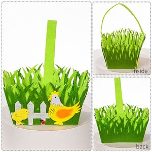 Panier de Pâques en tissu avec poignée pour œufs et bonbons, vente en gros, promotion exceptionnelle - Product Image 3