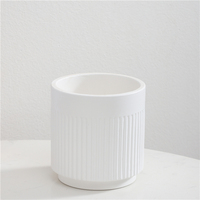 Pot succulent de fleur décorative de jardin moderne pour la maison, mini pots en ciment pour bonsaï, logo personnalisé, 100 pièces