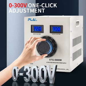 Transformador de Potencia ajustable con pantalla LCD <span class=keywords><strong>STG</strong></span> 5KVA al por mayor, 0-300V Variac para cortador de espuma, regulador de voltaje, frecuencia de 50/60Hz - Product Image 3