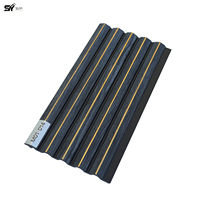 Panneau mural WPC écologique certifié CE, imperméable, sans formaldéhyde, décoration intérieure 3D, maison, villa, chambre, ignifuge
