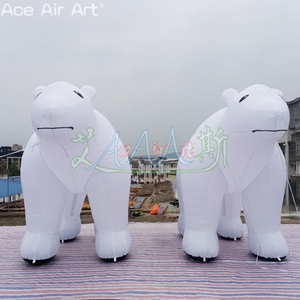 Ours polaire géant gonflable personnalisé Animal de l'Arctique publicitaire gonflable pour événements, promotions et décoration de <span class=keywords><strong>vacances</strong></span> - Product Image 2