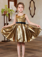 Robe de princesse élégante pour enfants, tenue de performance de piano, défilé, haute qualité, en stock, vente en gros