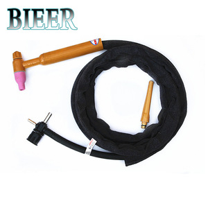 Bieer Clay Welding Torch 300A Angled Head 3M Cable Silicone Hose Manual Ignition Welding Tool - Product Image 1