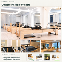 Fabrication directe de Reformer Pilates, équipement Pilates en chêne et érable, table trapèze Pilates Cadillac pour une formation encadrée par des spécialistes