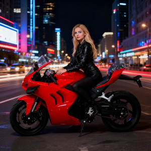 Moto électrique <span class=keywords><strong>Clarence</strong></span> Racing, moteur sans balais, batterie lithium 72V, temps de charge de 6 à 8 heures, vitesse de 150 km/h, autonomie de 60 à 100 km, facile à utiliser - Product Image 1