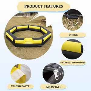 <span class=keywords><strong>Gaga</strong></span> <span class=keywords><strong>Ball</strong></span> Pit gonflable de 15 pieds avec souffleur intégré puissant, <span class=keywords><strong>Gaga</strong></span> Pit portable pour les activités intérieures et extérieures, l'école et la famille - Product Image 5