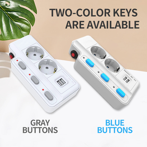 2024 Thiết kế phổ biến Đức EU Power Strip Board mở rộng 16 AC Outlet với 3 USB Loại C Ổ cắm điện đầu ra - Product Image 3