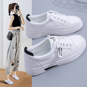 <span class=keywords><strong>Sneakers</strong></span> Sportive da <span class=keywords><strong>Donna</strong></span> 2026, Alta Qualità, Stile Casual, per Studenti, <span class=keywords><strong>Bianche</strong></span>, con Piattaforma, per Uso Quotidiano - Product Image 1