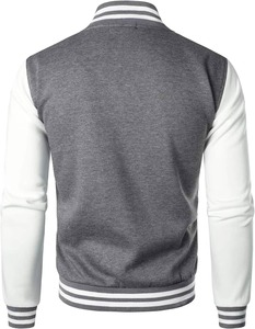 Custom Chenille Embroidery Logo <b>Soft</b> <b>Shell</b> Baseball Letterman <b>Jacket</b> Hip Hop Casual Wear Lightweight Varsity <b>Jacket</b> for <b>man</b> - Product Image 2