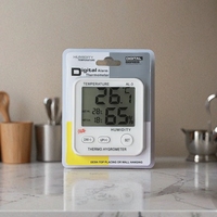 Gardien de Noël: température et humidité précises, chaleur toujours à vos côtés Mini thermomètre de précision