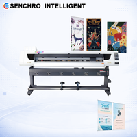 Impresora de Inyección de Tinta Eco-Solvente Senchro de Alta Calidad, 4 Colores CMYK, Flex Egg, Cabezal de Impresión I3200/XP600, 1800 mm, 23/h, Interior/Exterior