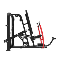 Super Septembre : Machine de musculation commerciale en acier, à charge par plaques, pour entraînement de force, presse pectorale assise classique, durable