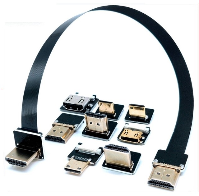 ETERNALSTARCABLE Lower Profile FPV Micro HDM Cable for Mini HDTV Multicopter Aerial Photography