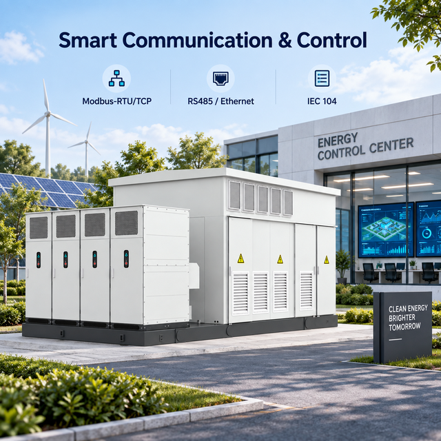 Liquid Cooled 5MWh BESS Container LiFePO4 Battery Energy Storage System for Grid