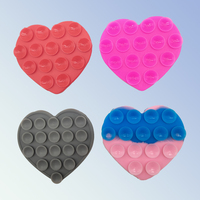 Ventouse de téléphone portable en silicone antidérapante double face, multifonctionnelle, portable, personnalisable, pour la vente en gros OEM aux fabricants