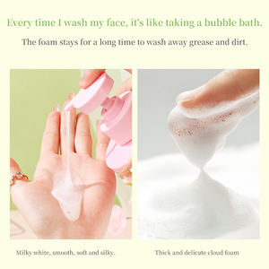 Limpiador Facial de Ácido Salicílico y Aminoácidos <span class=keywords><strong>Sakura</strong></span> de 300 ml de Fábrica OEM TWG, Control de Grasa, Limpiador Facial Calmante de Té Verde y Aminoácidos - Product Image 5