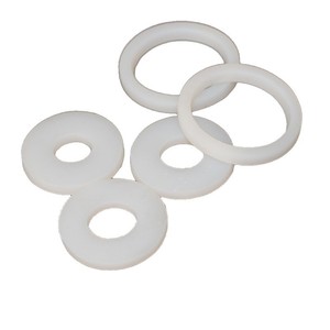 Leather Silicone Gasket Flat Sealing Rings Custom Size For Mechanical Applications - Product Image 1