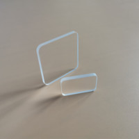 Fabricant OEM de fenêtres optiques de haute précision en verre BK7/H-K9L/silice fondue/saphir avec coins arrondis