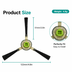 Spazzola angolare laterale compatibile con accessori per <span class=keywords><strong>robot</strong></span> <span class=keywords><strong>aspirapolvere</strong></span> e lavapavimenti <span class=keywords><strong>Lefant</strong></span> M210/M201/M210S - Ricambi per <span class=keywords><strong>robot</strong></span> <span class=keywords><strong>aspirapolvere</strong></span> - Product Image 2