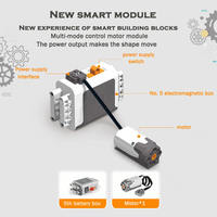 Bloques de Construcción de Plástico Ecológicos para Niños, Robot Programable con Control por Aplicación, Educativo, para Armar, CB9886, 180 Piezas