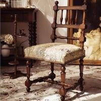 Chaise de salle à manger en bois massif, style antique moderne, écologique, durable, certifiée E0, fabriquée avec précision par CNC, pour une utilisation à la maison et en extérieur