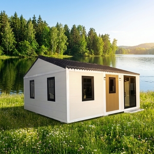 Casa Prefabbricata Pieghevole ed Espandibile, Container da 40 Piedi, Casa Espandibile con 3 Camere da Letto - Product Image 1