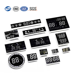 Tùy chỉnh 7 đoạn ngoài trời trong suốt linh hoạt COB <span class=keywords><strong>LED</strong></span> Bảng hiển thị nhà máy trực tiếp dẫn Bảng hiển thị - Product Image 4