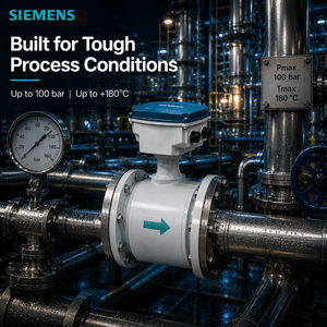 เซ็นเซอร์วัดการไหลแบบแม่เหล็กไฟฟ้า SIEMENS SITRANS FMS300 7ME636 ของแท้ 100% เครื่องวัดการไหลแม่เหล็กความแม่นยำสูงสำหรับของเหลวที่นำไฟฟ้า - Product Image 5