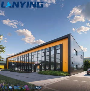 पूर्वनिर्मित इस्पात संरचना कार्यालय आधुनिक वाणिज्यिक भवन ग्लास दीवार वास्तुकला कॉर्पोरेट व्यापार उपयोग के लिए - Product Image 2