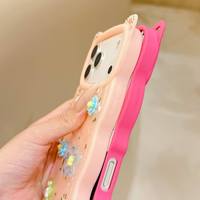 Accessoires pour étui de téléphone portable en gros Tpu Soft Cat Ears 3D Flower Cover pour Redmi Note 14 Pro 14C 15C
